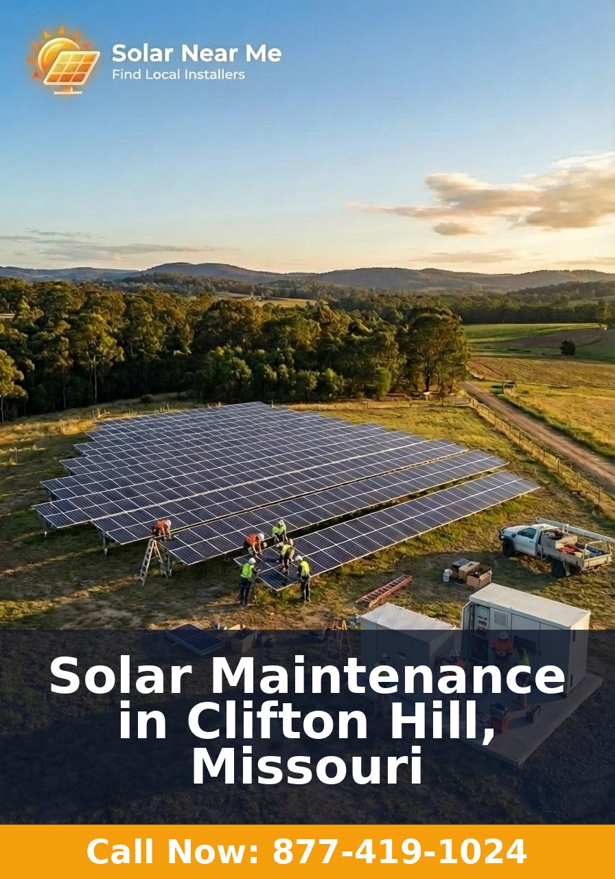 Solar Maintenance in Clifton Hill, Missouri
