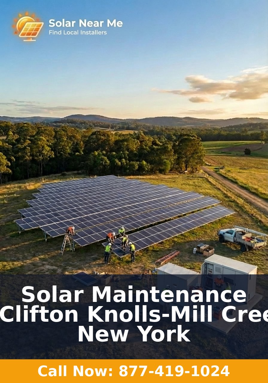Solar Maintenance in Clifton Knolls-Mill Creek, New York