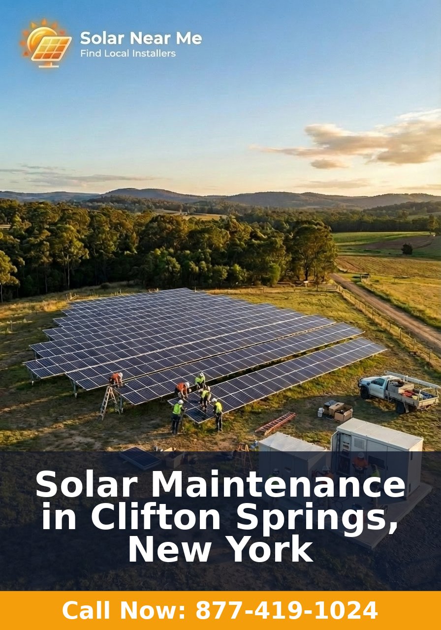 Solar Maintenance in Clifton Springs, New York