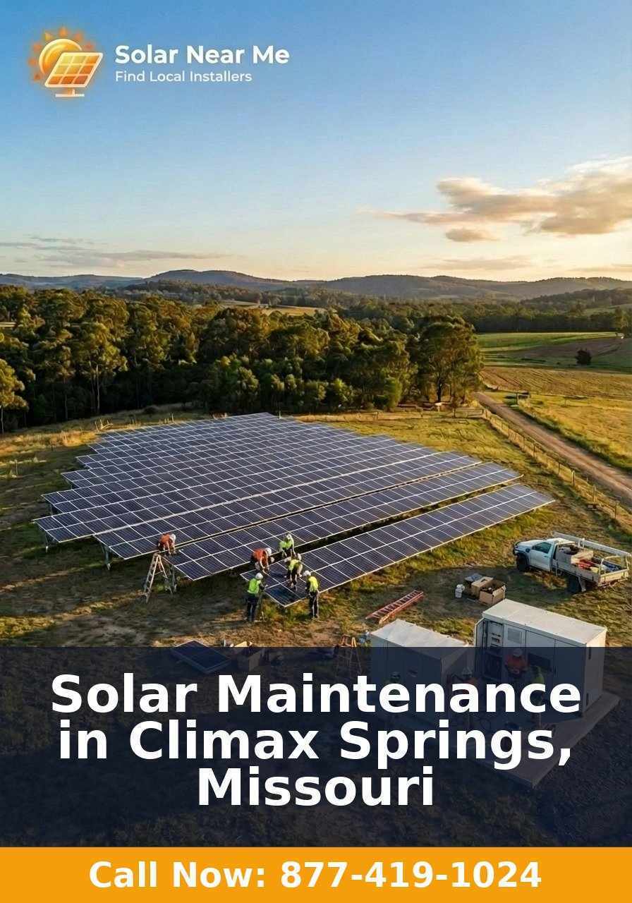 Solar Maintenance in Climax Springs, Missouri