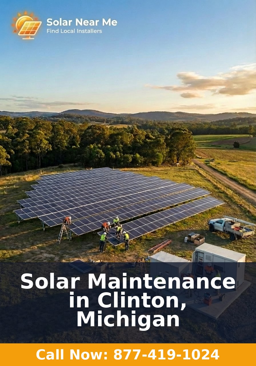 Solar Maintenance in Clinton, Michigan