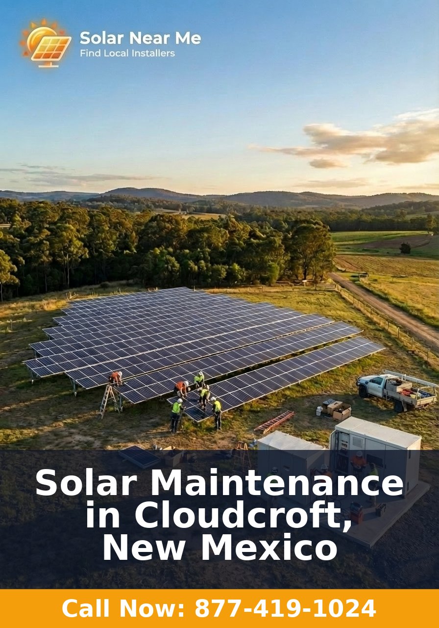 Solar Maintenance in Cloudcroft, New Mexico