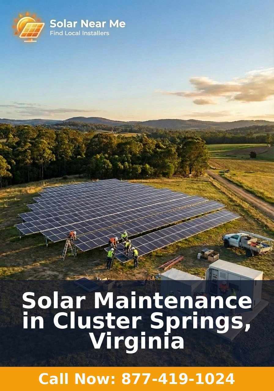 Solar Maintenance in Cluster Springs, Virginia