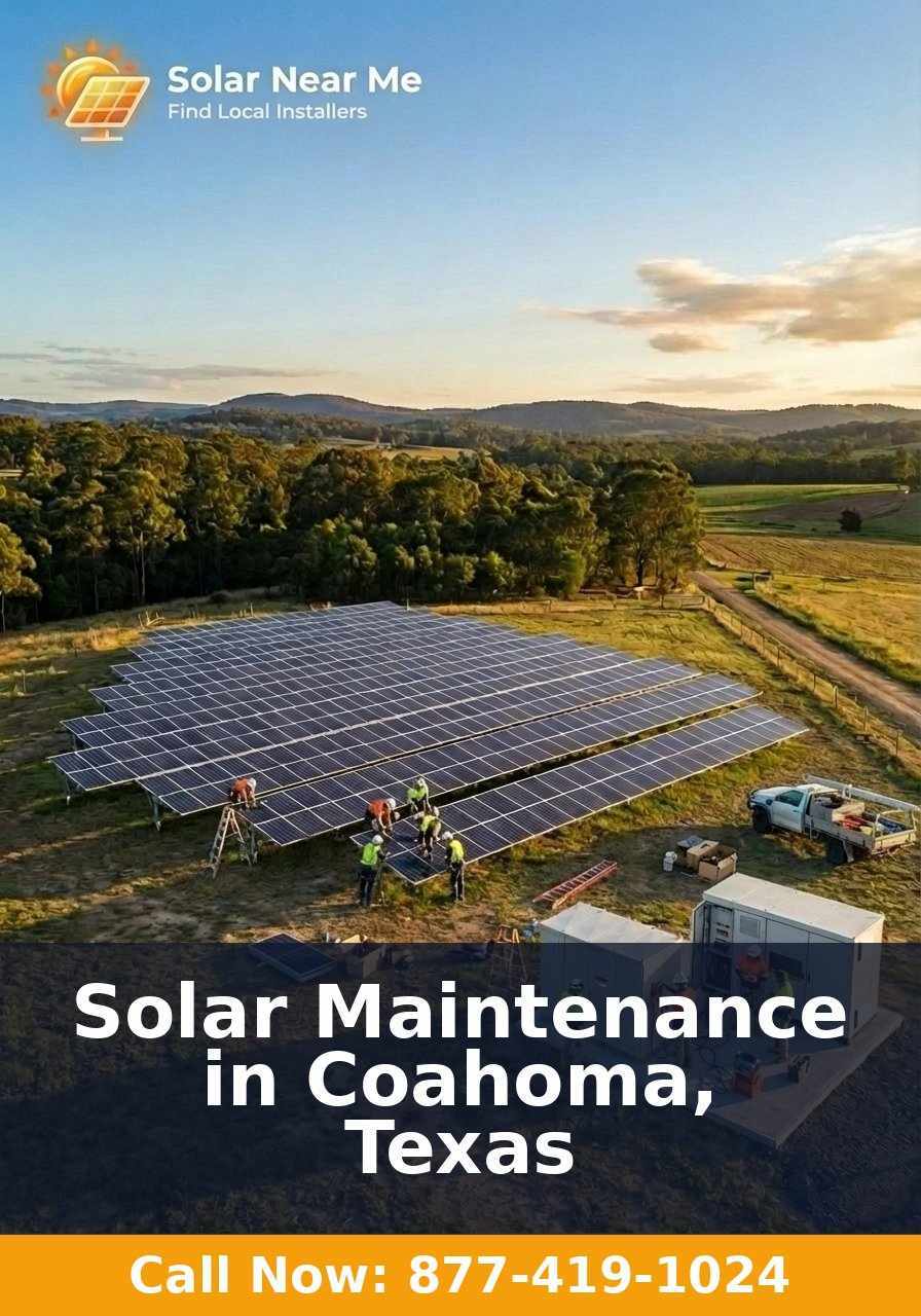 Solar Maintenance in Coahoma, Texas