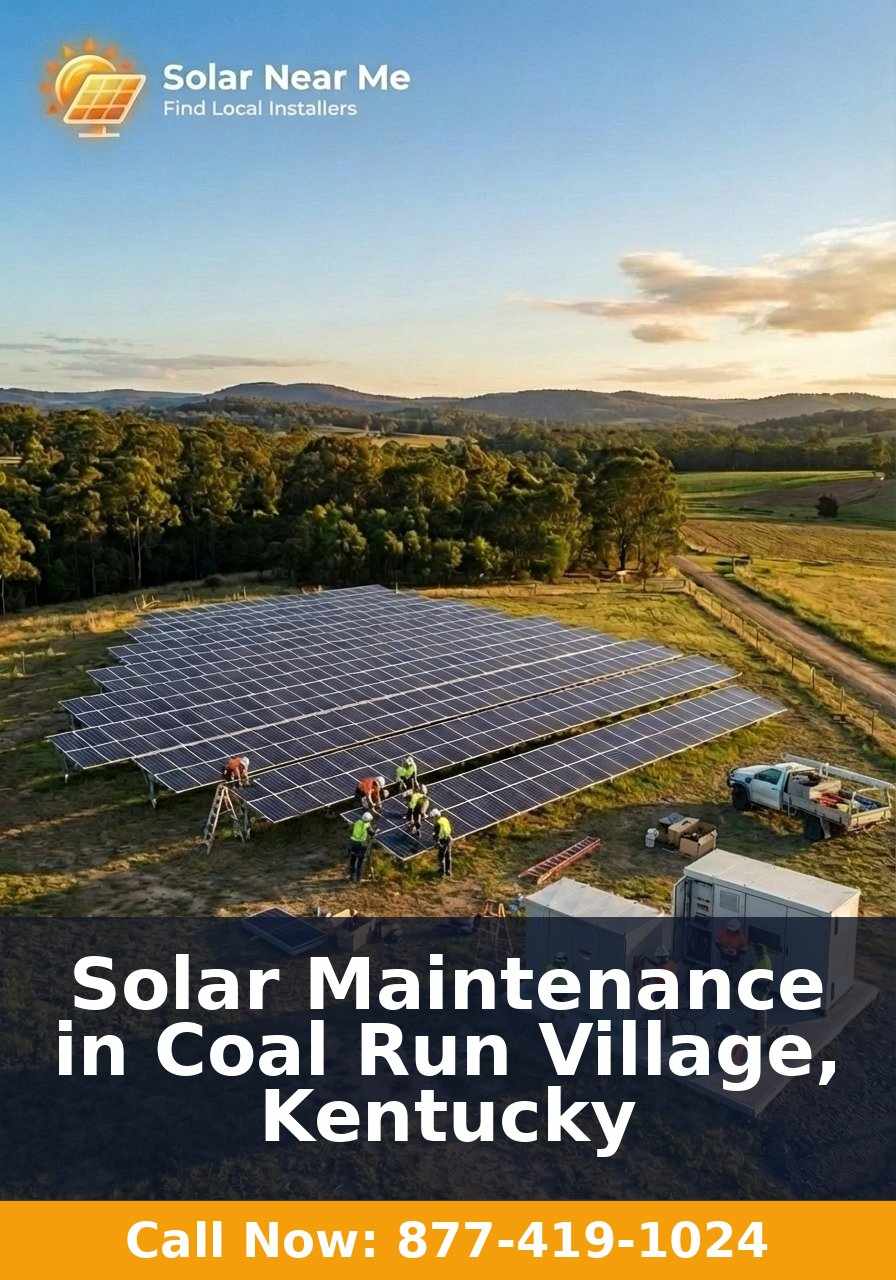 Solar Maintenance in Coal Run Village, Kentucky