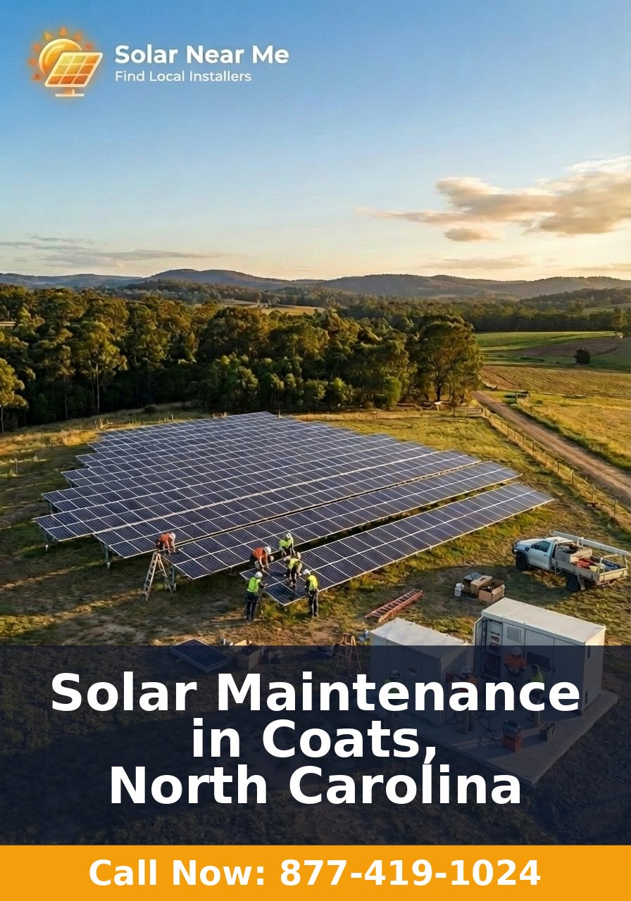 Solar Maintenance in Coats, North Carolina