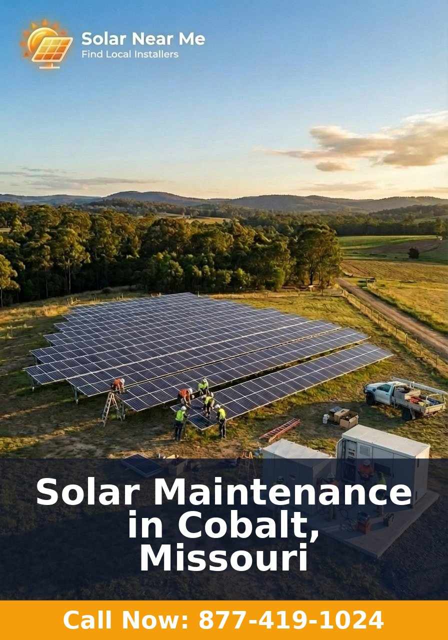 Solar Maintenance in Cobalt, Missouri