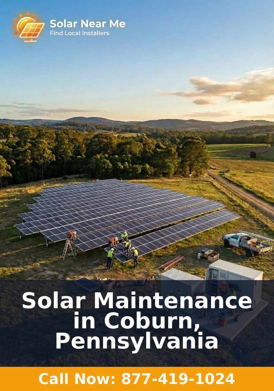 Solar Maintenance in Coburn, Pennsylvania