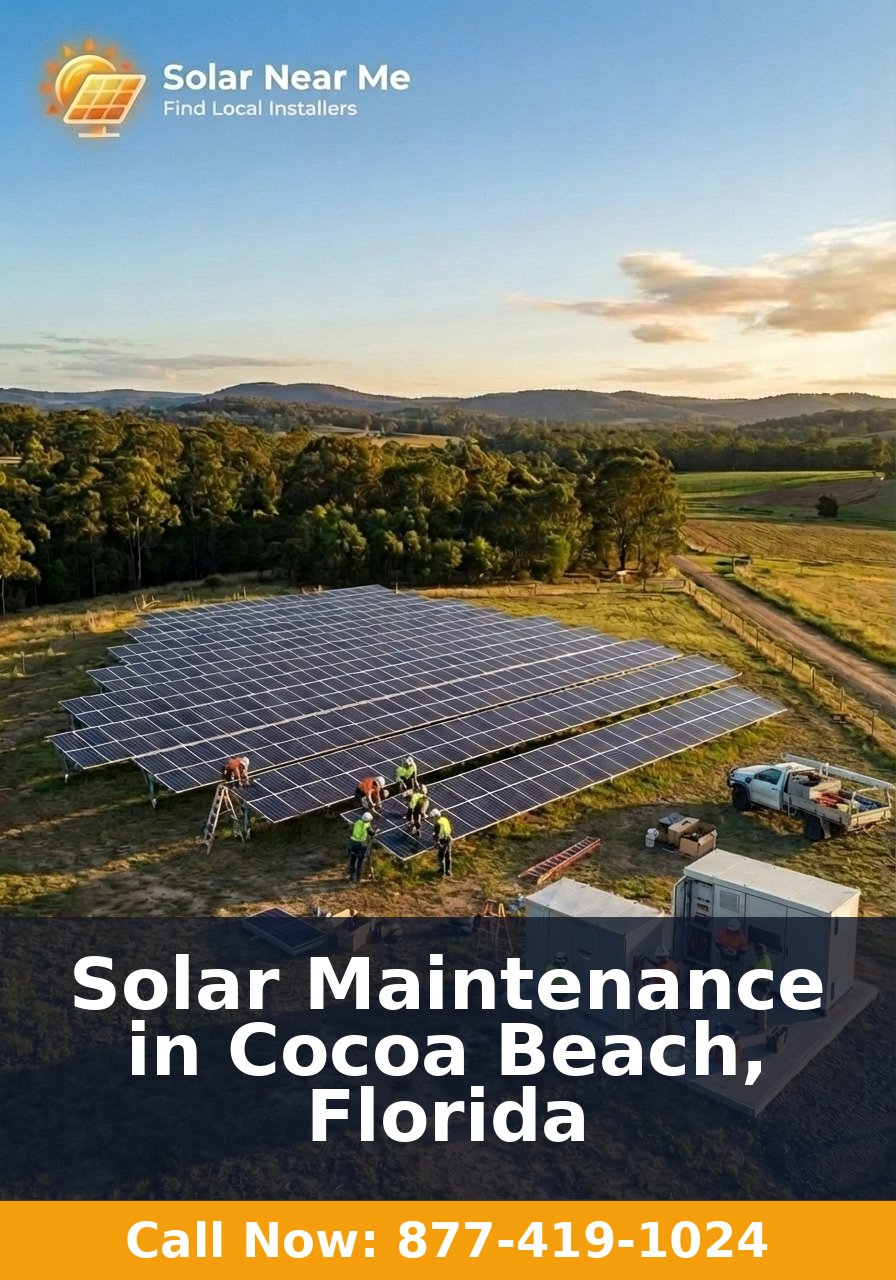 Solar Maintenance in Cocoa Beach, Florida