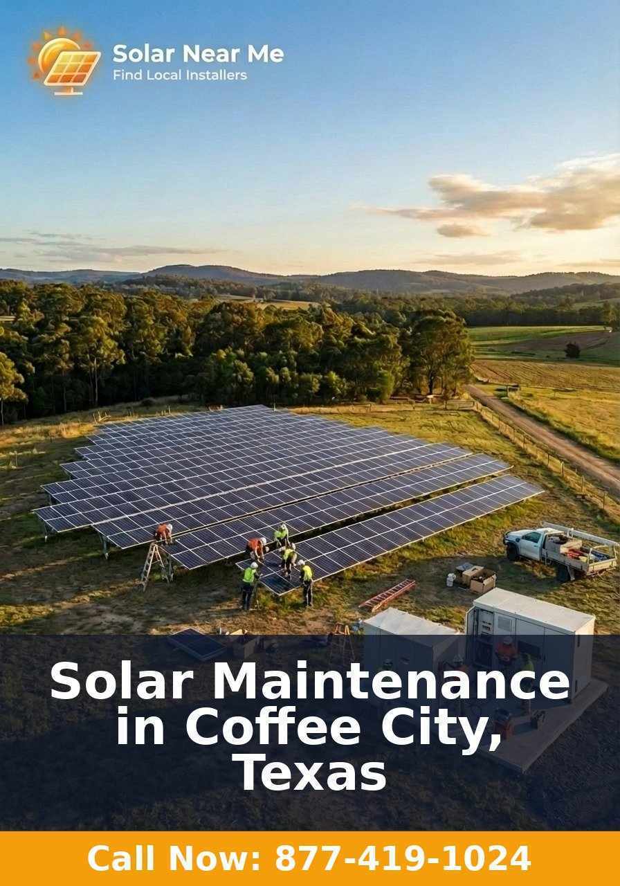 Solar Maintenance in Coffee City, Texas