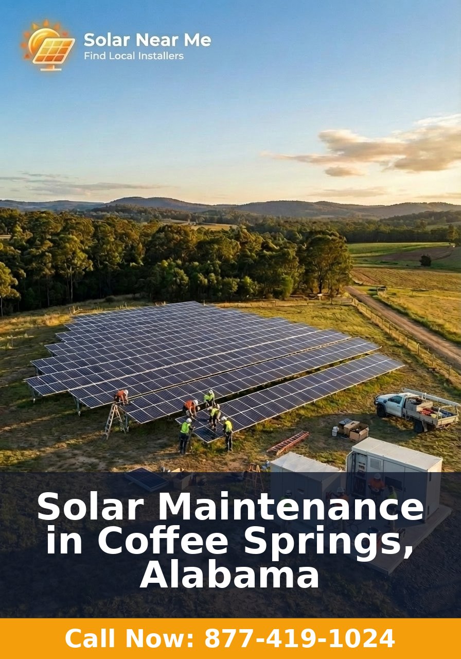 Solar Maintenance in Coffee Springs, Alabama