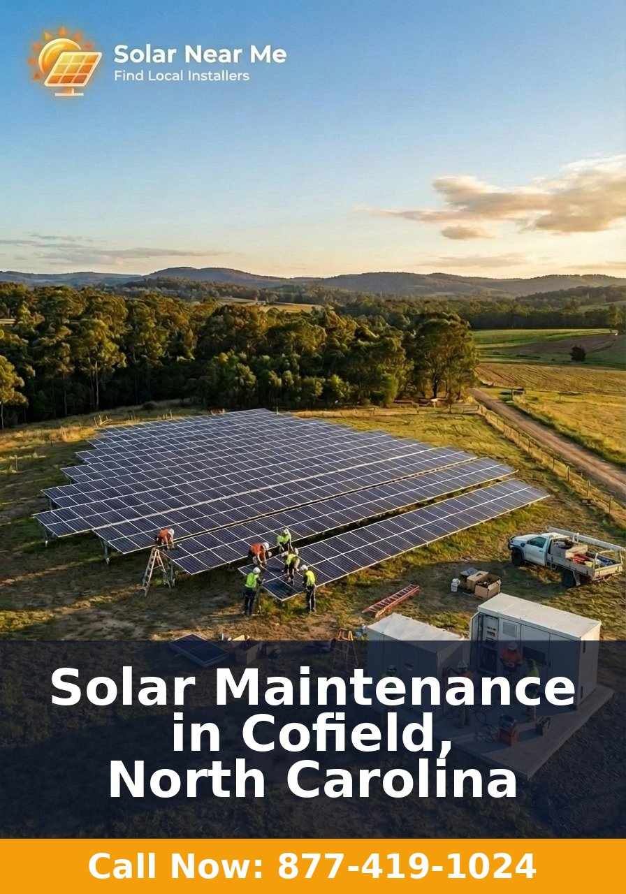 Solar Maintenance in Cofield, North Carolina