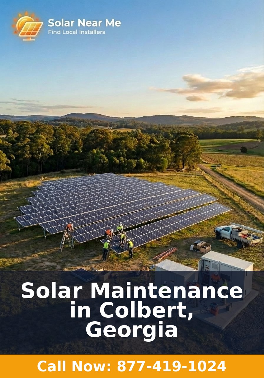 Solar Maintenance in Colbert, Georgia