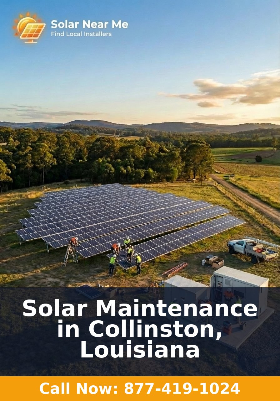 Solar Maintenance in Collinston, Louisiana