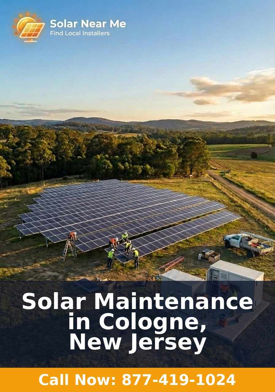 Solar Maintenance in Cologne, New Jersey