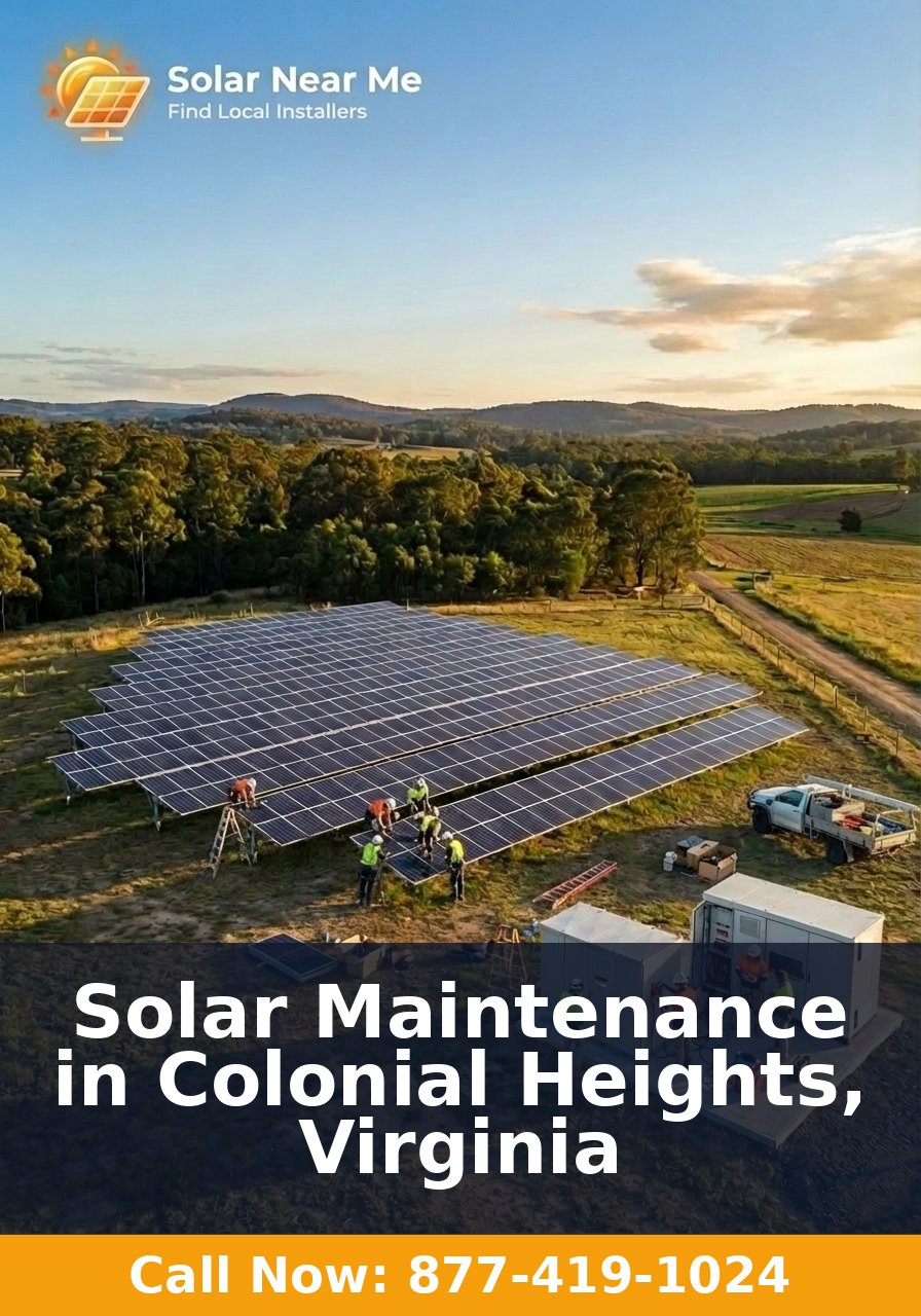 Solar Maintenance in Colonial Heights, Virginia