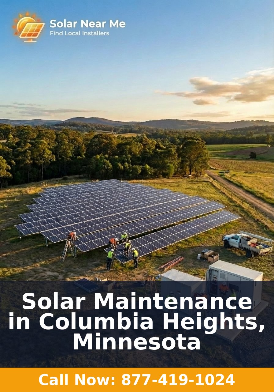 Solar Maintenance in Columbia Heights, Minnesota