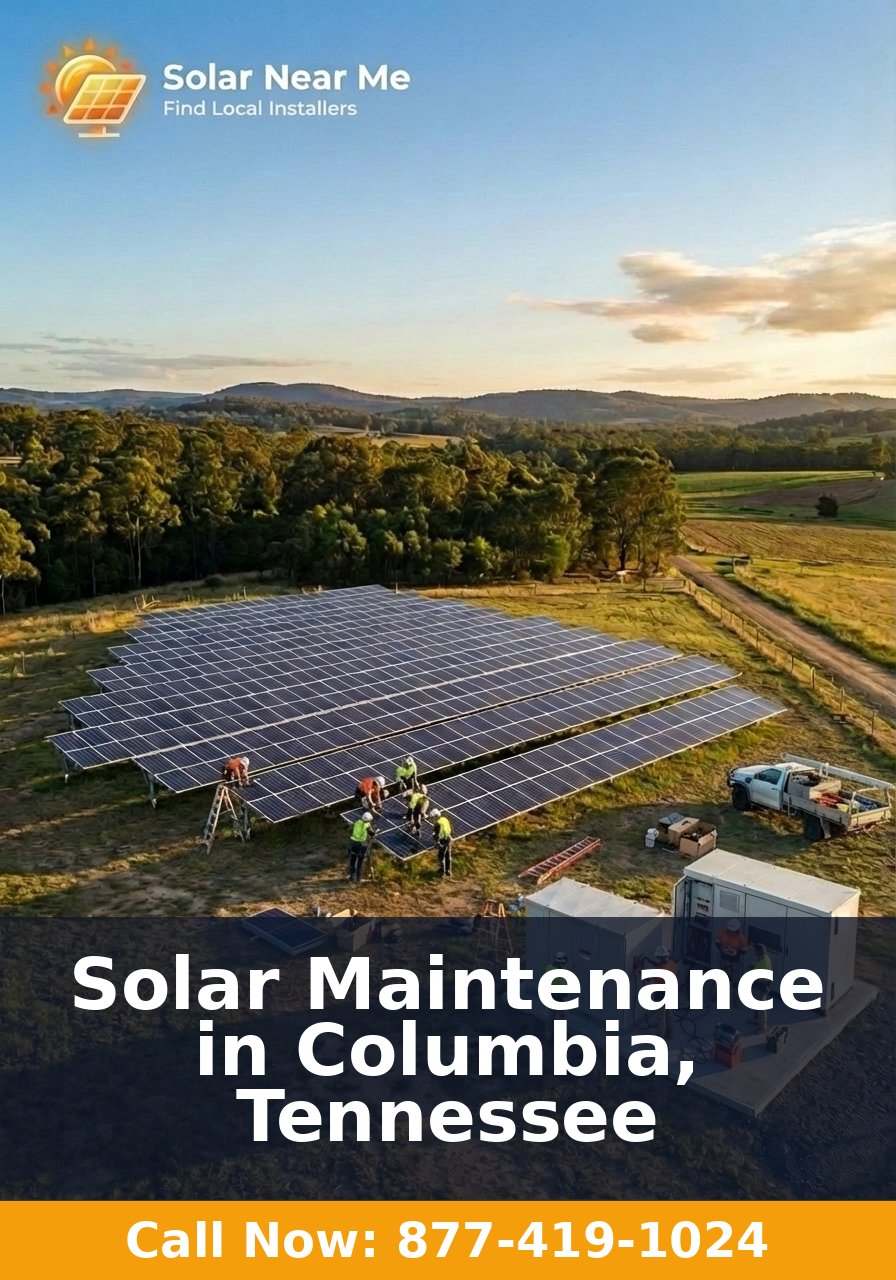 Solar Maintenance in Columbia, Tennessee
