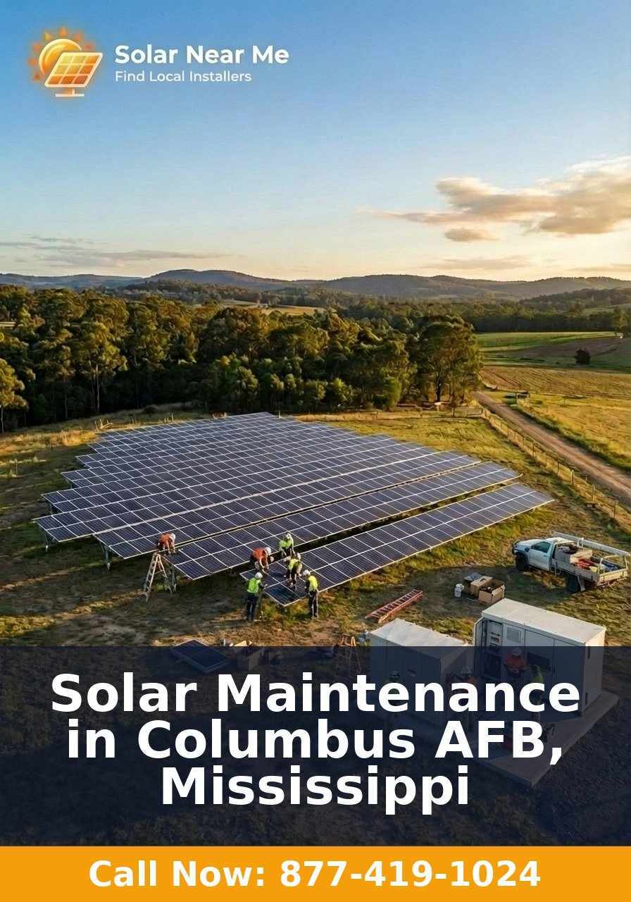 Solar Maintenance in Columbus AFB, Mississippi