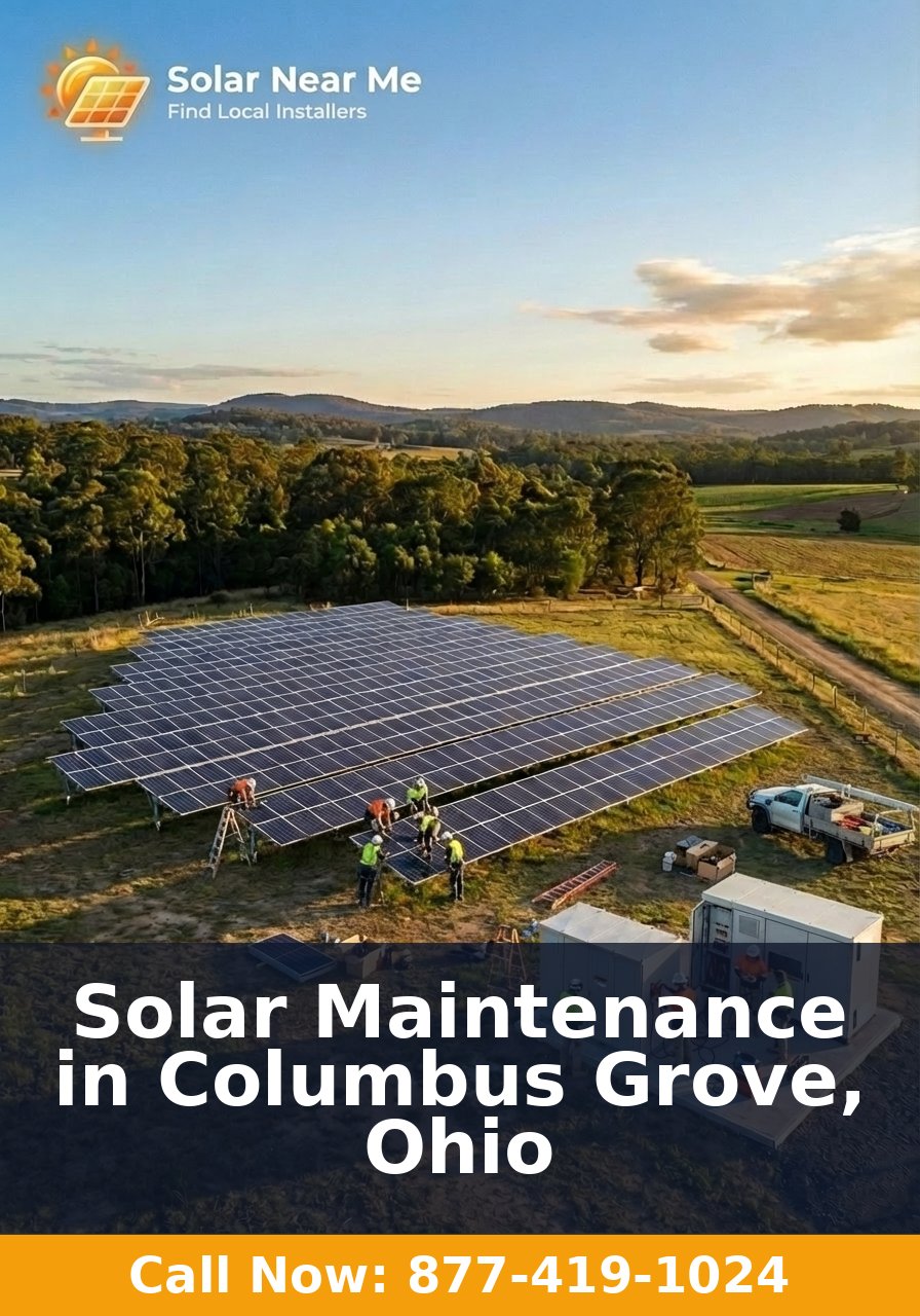 Solar Maintenance in Columbus Grove, Ohio