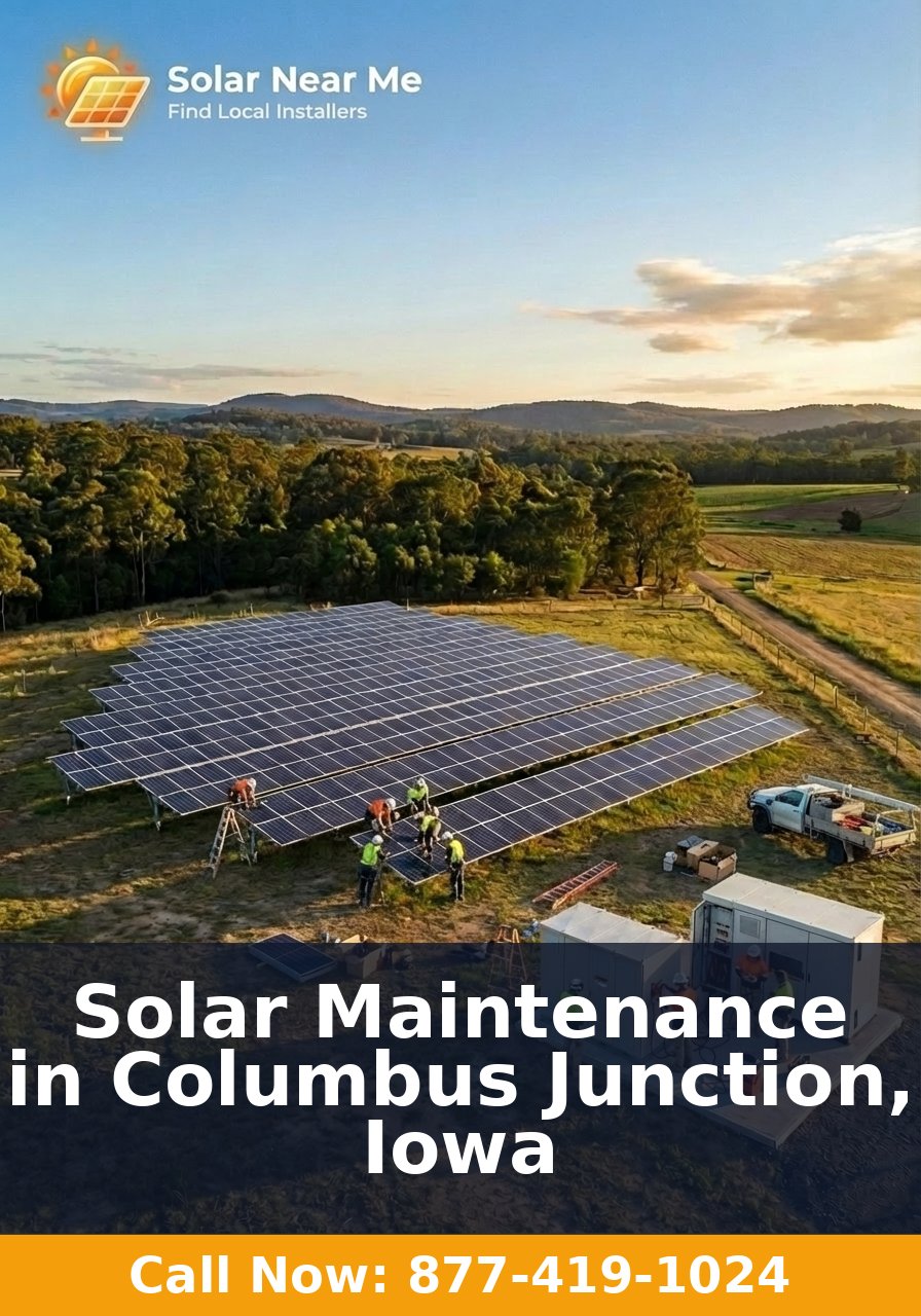 Solar Maintenance in Columbus Junction, Iowa