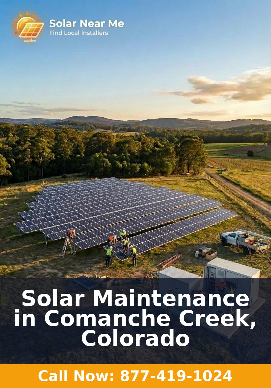 Solar Maintenance in Comanche Creek, Colorado