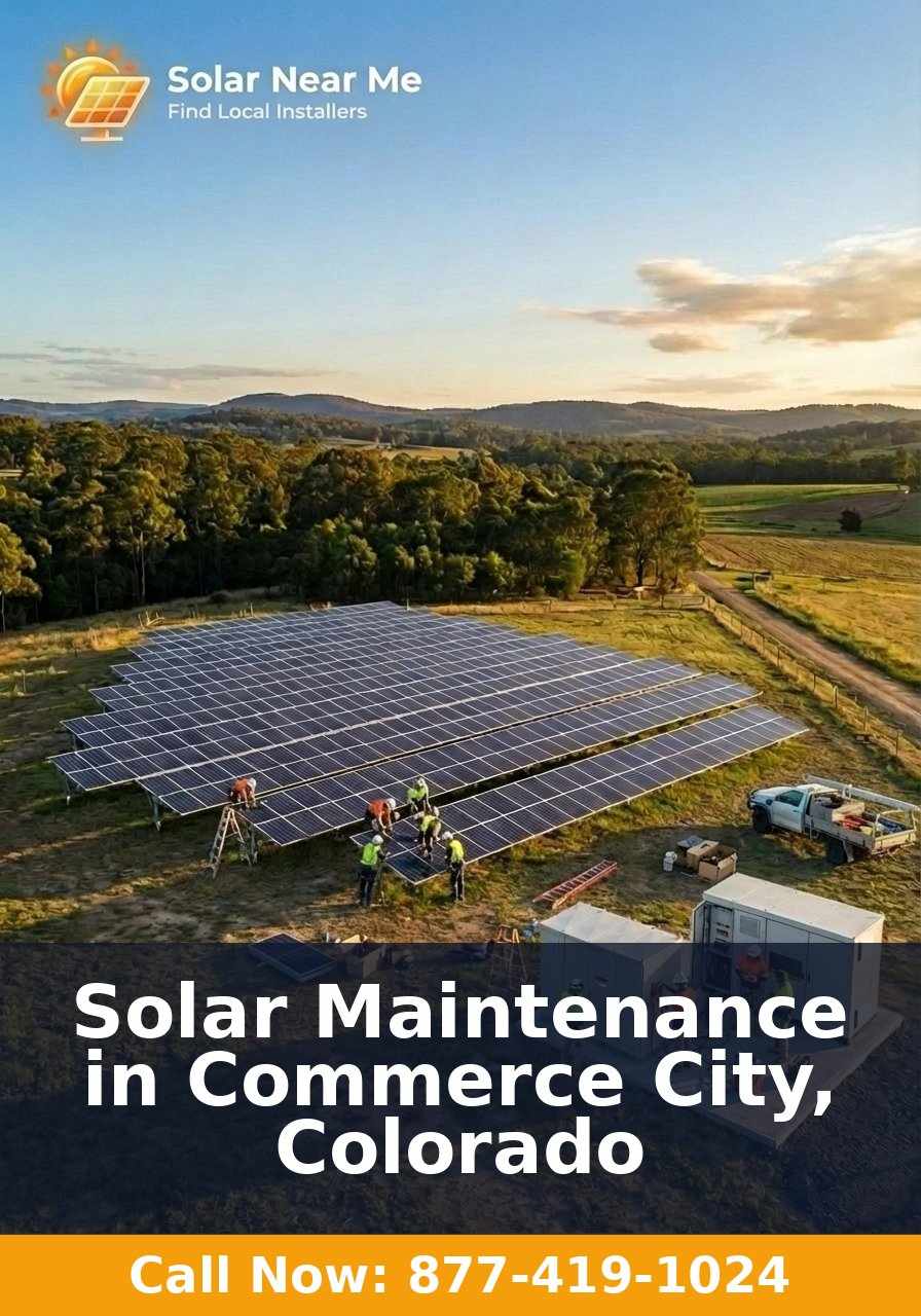 Solar Maintenance in Commerce City, Colorado
