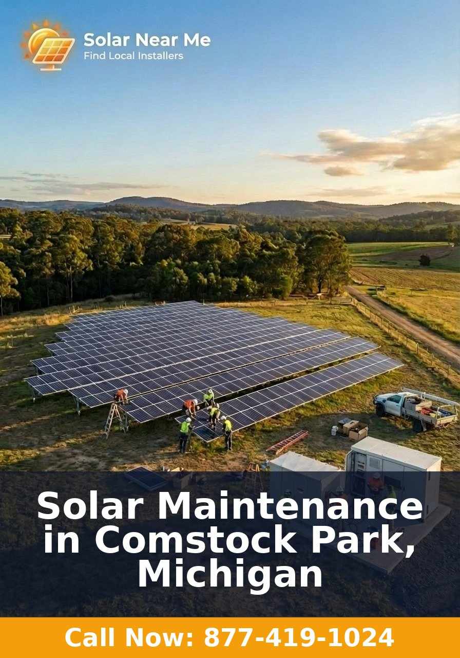 Solar Maintenance in Comstock Park, Michigan