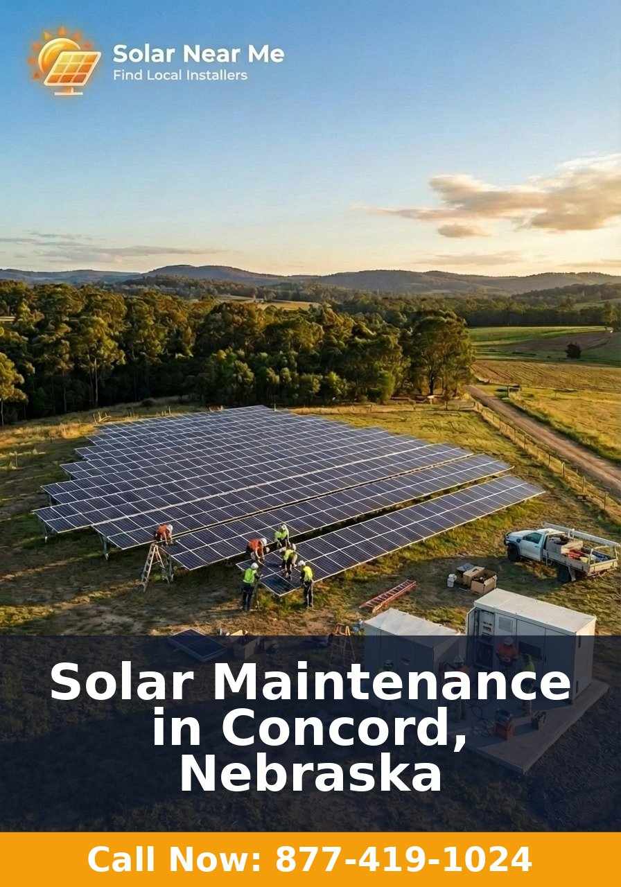 Solar Maintenance in Concord, Nebraska