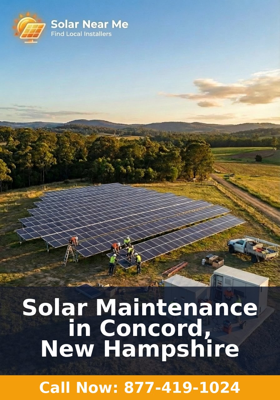 Solar Maintenance in Concord, New Hampshire