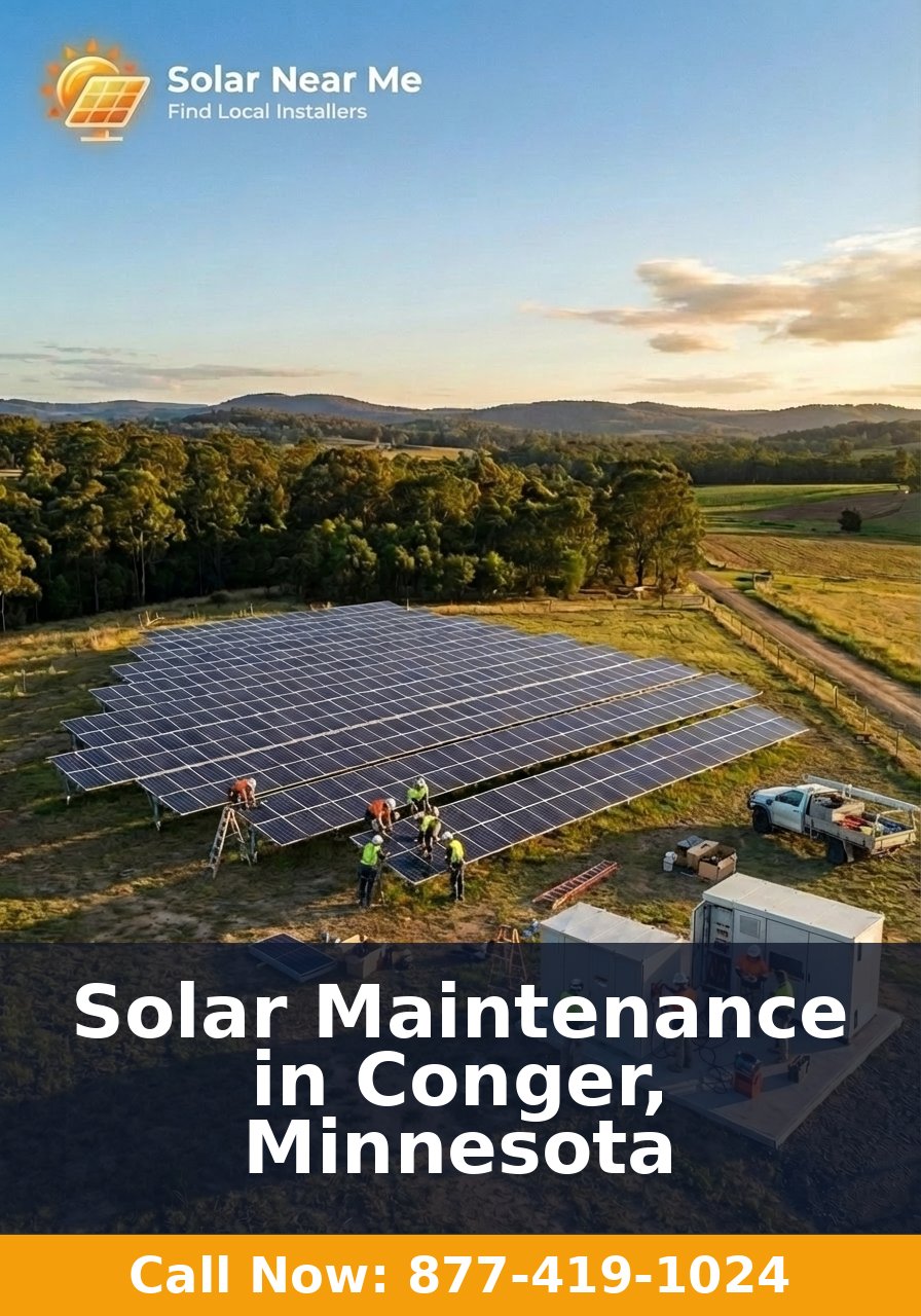 Solar Maintenance in Conger, Minnesota