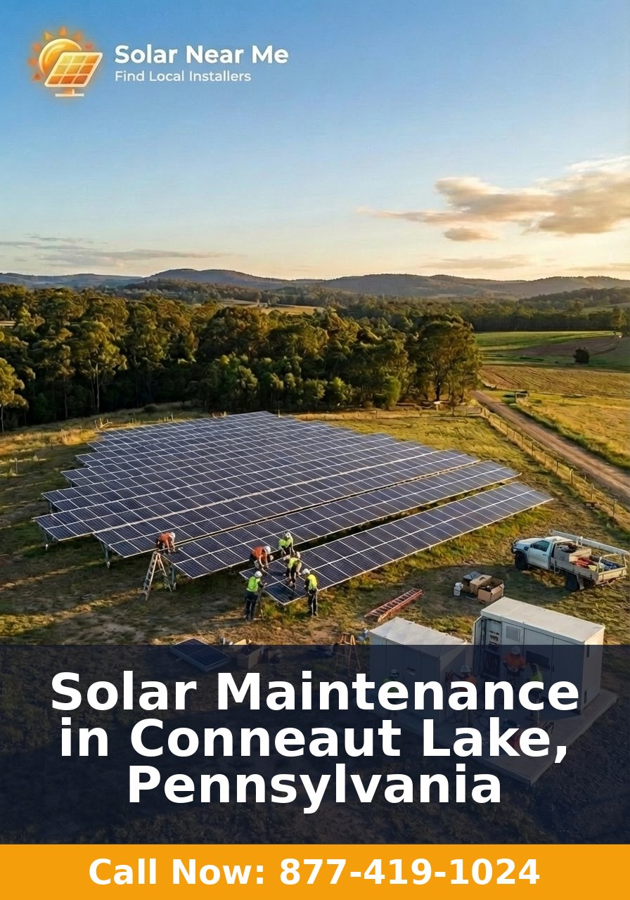Solar Maintenance in Conneaut Lake, Pennsylvania