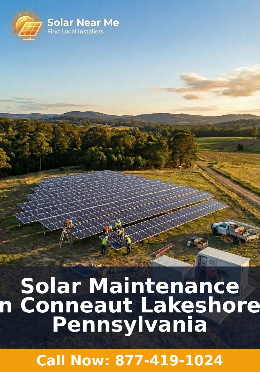 Solar Maintenance in Conneaut Lakeshore, Pennsylvania