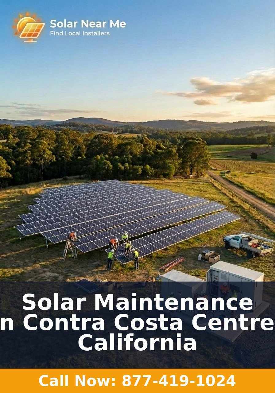 Solar Maintenance in Contra Costa Centre, California