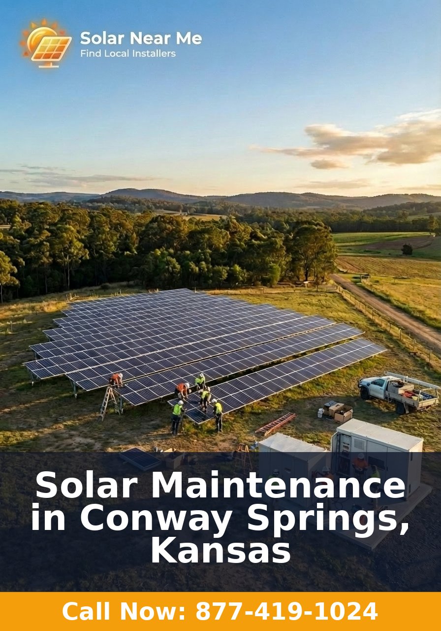 Solar Maintenance in Conway Springs, Kansas