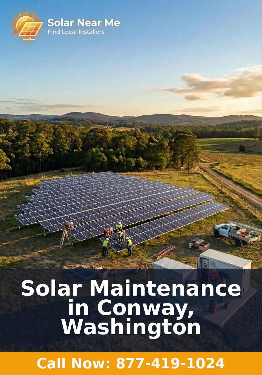 Solar Maintenance in Conway, Washington