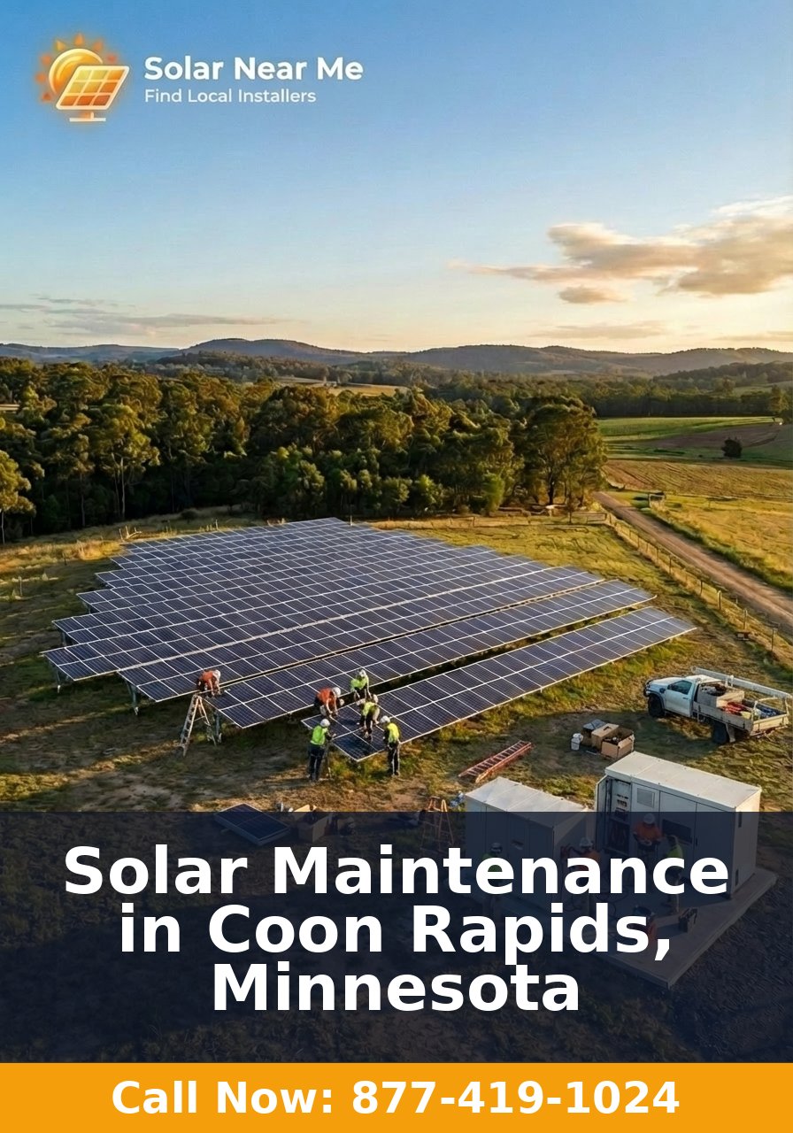 Solar Maintenance in Coon Rapids, Minnesota