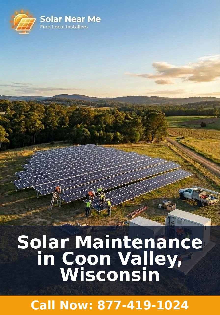 Solar Maintenance in Coon Valley, Wisconsin