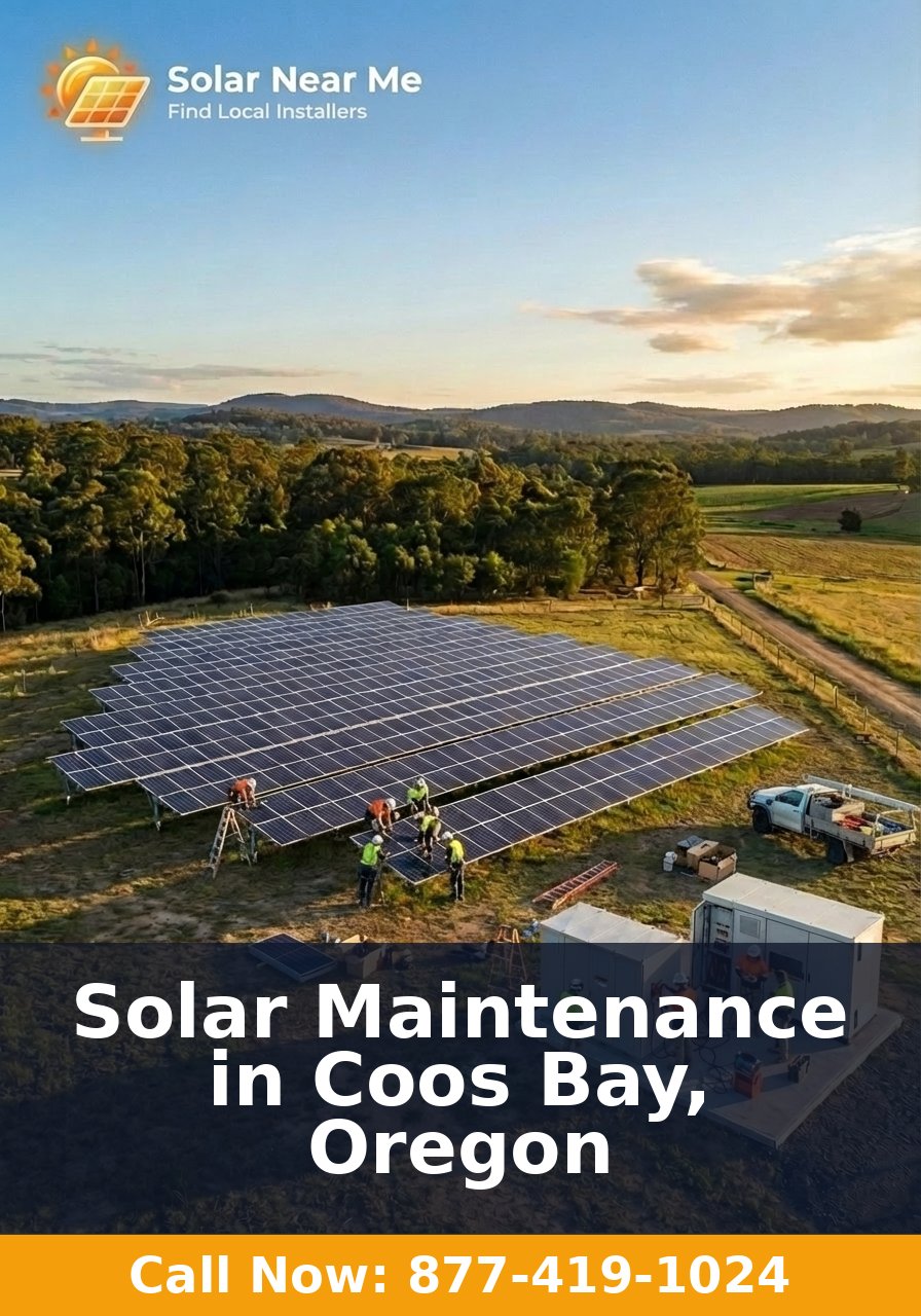 Solar Maintenance in Coos Bay, Oregon