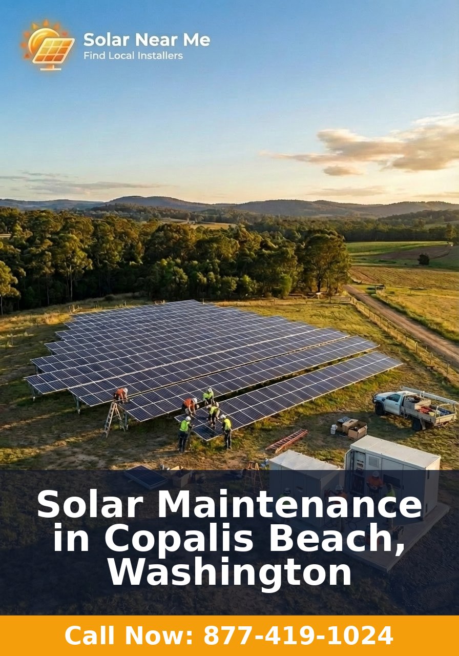 Solar Maintenance in Copalis Beach, Washington