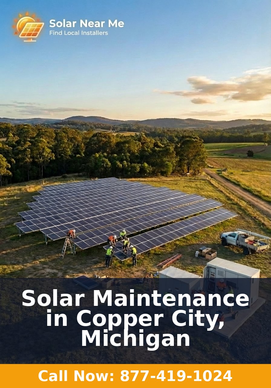 Solar Maintenance in Copper City, Michigan