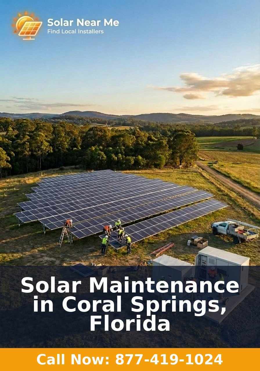 Solar Maintenance in Coral Springs, Florida
