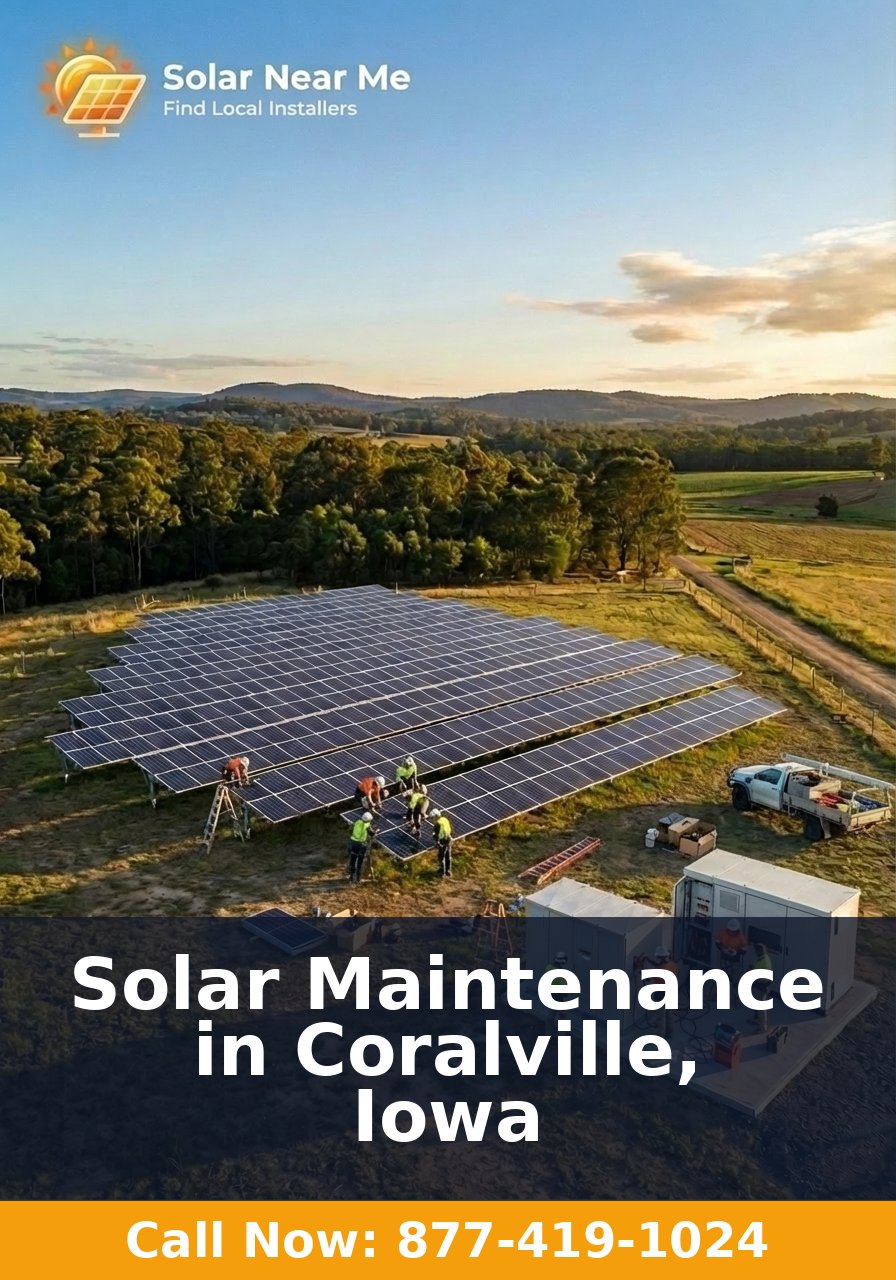 Solar Maintenance in Coralville, Iowa