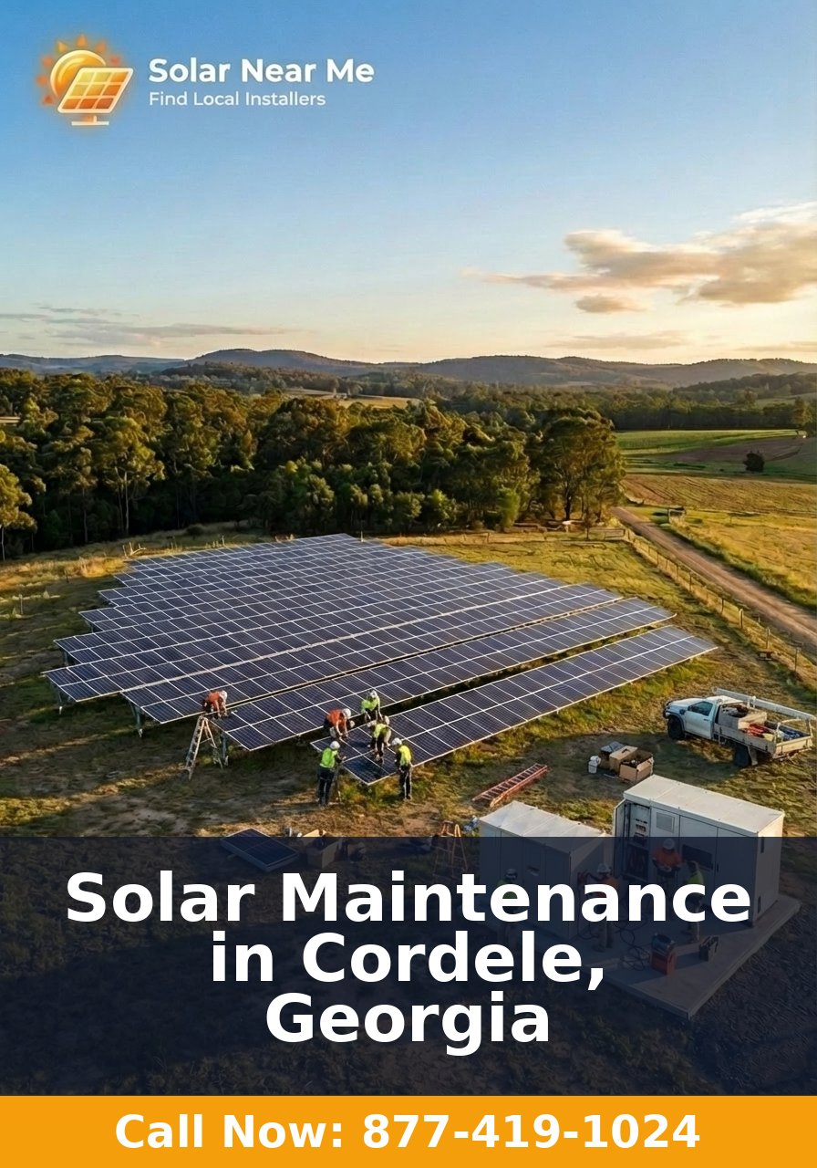 Solar Maintenance in Cordele, Georgia