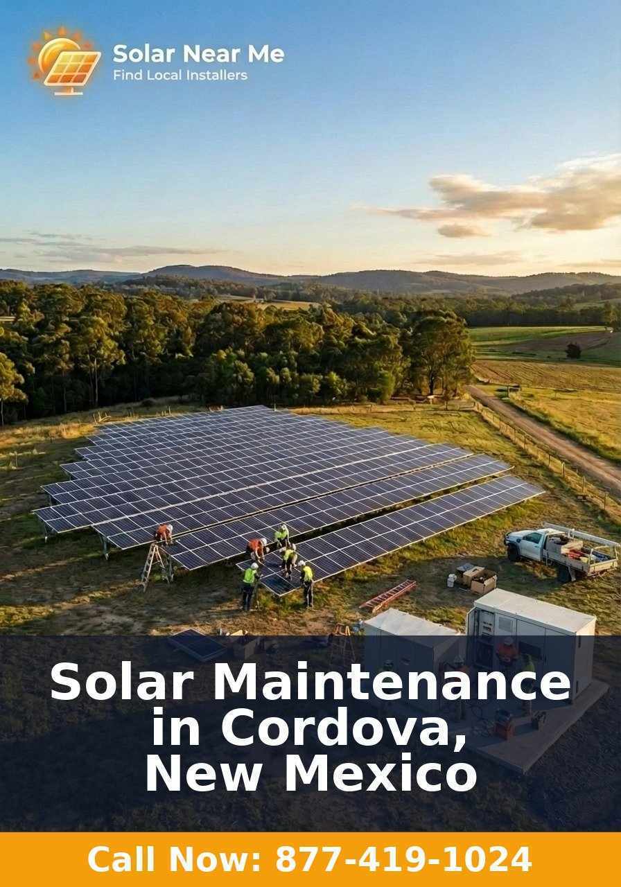 Solar Maintenance in Cordova, New Mexico