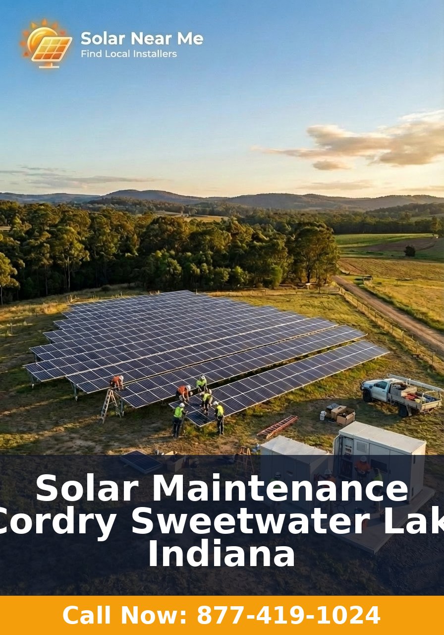 Solar Maintenance in Cordry Sweetwater Lakes, Indiana