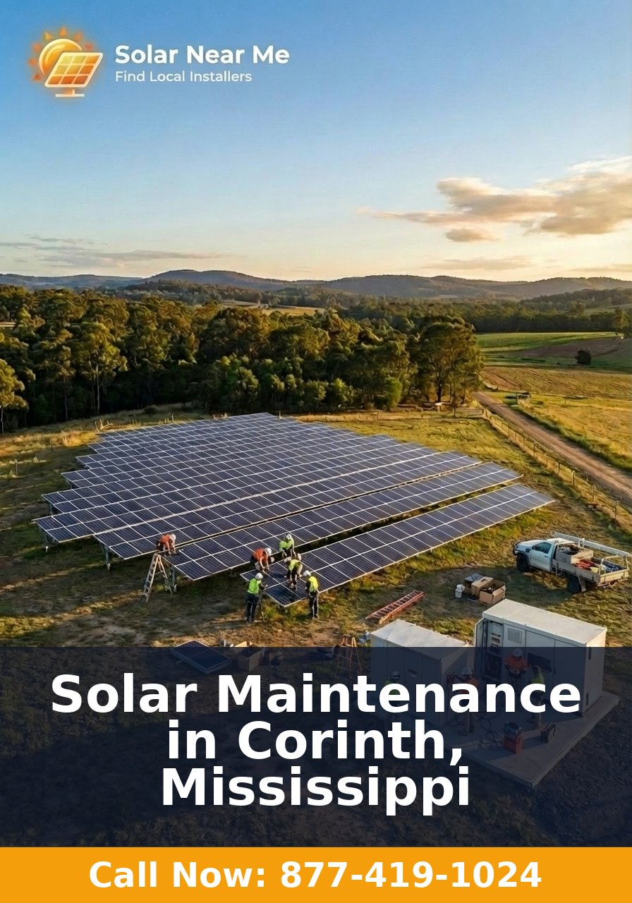 Solar Maintenance in Corinth, Mississippi
