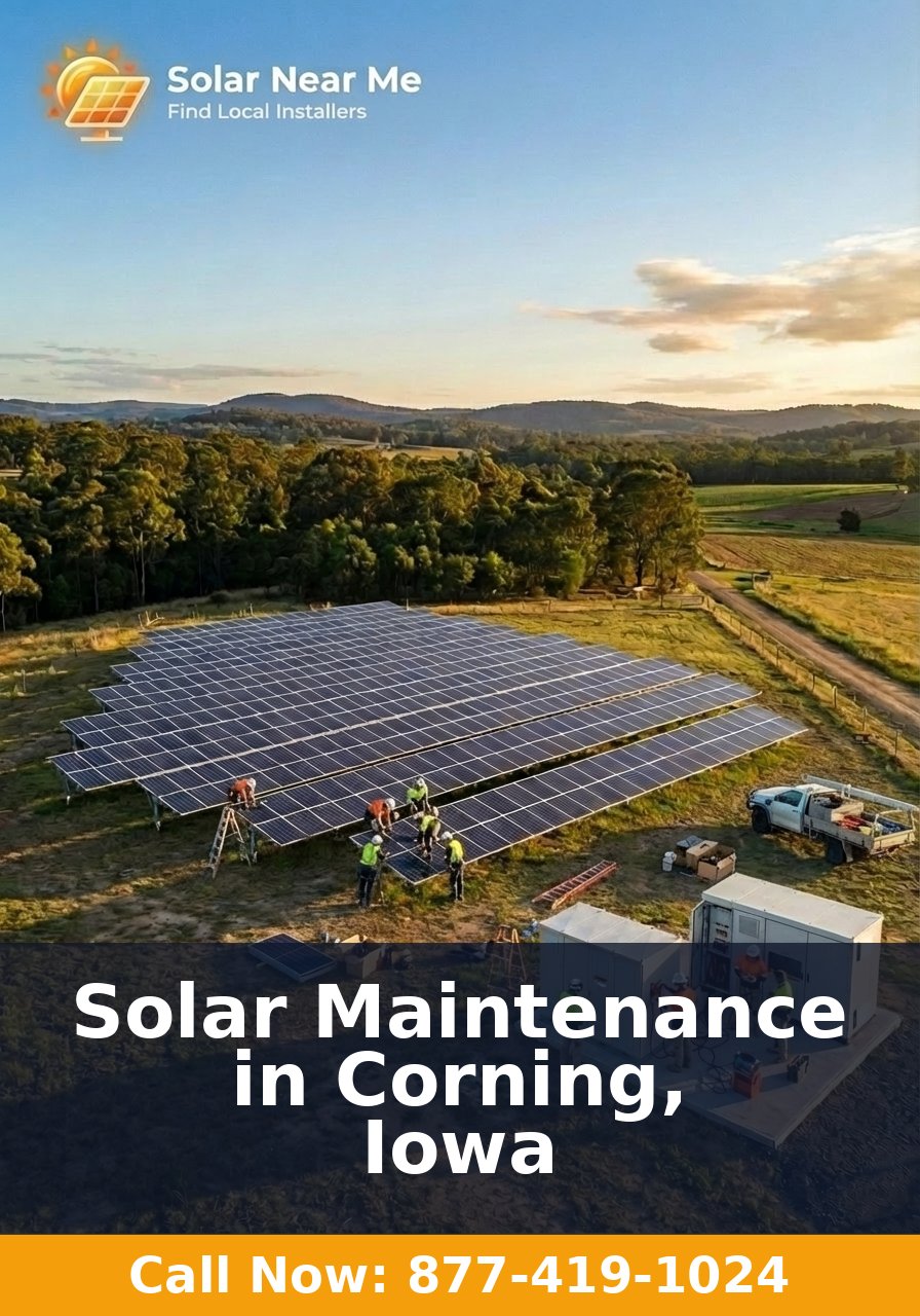 Solar Maintenance in Corning, Iowa