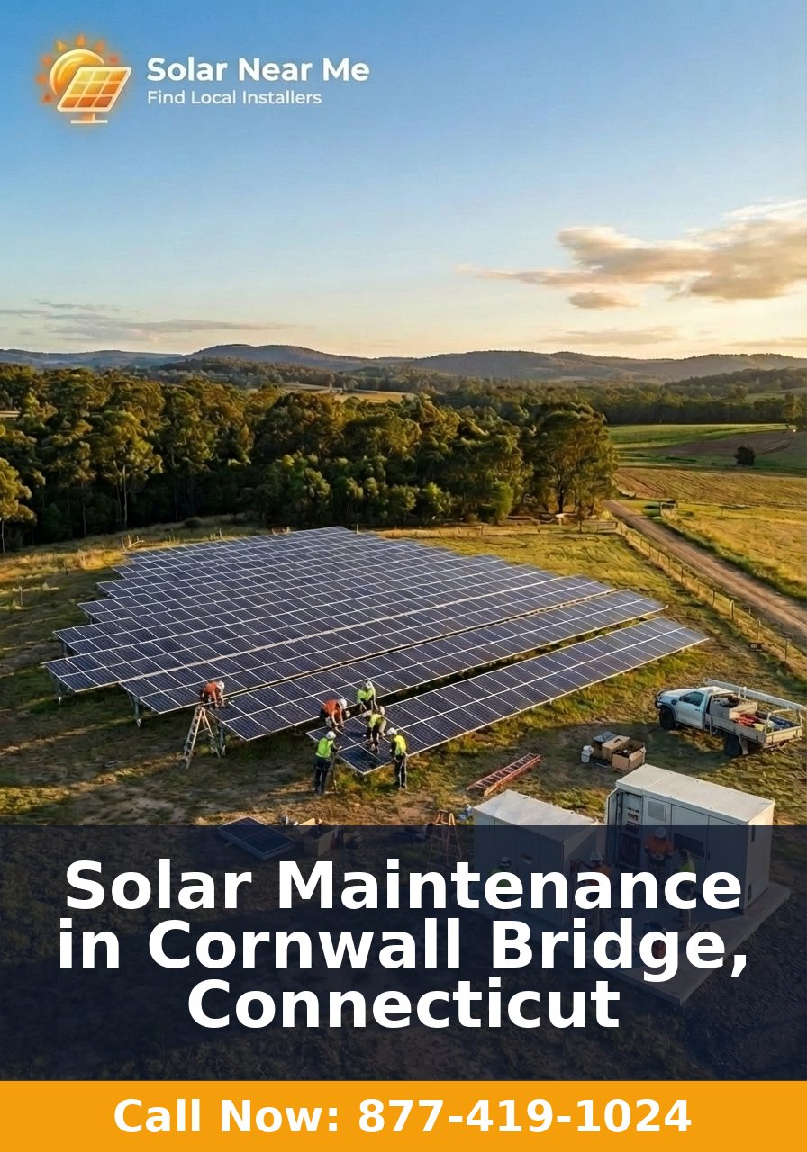 Solar Maintenance in Cornwall Bridge, Connecticut