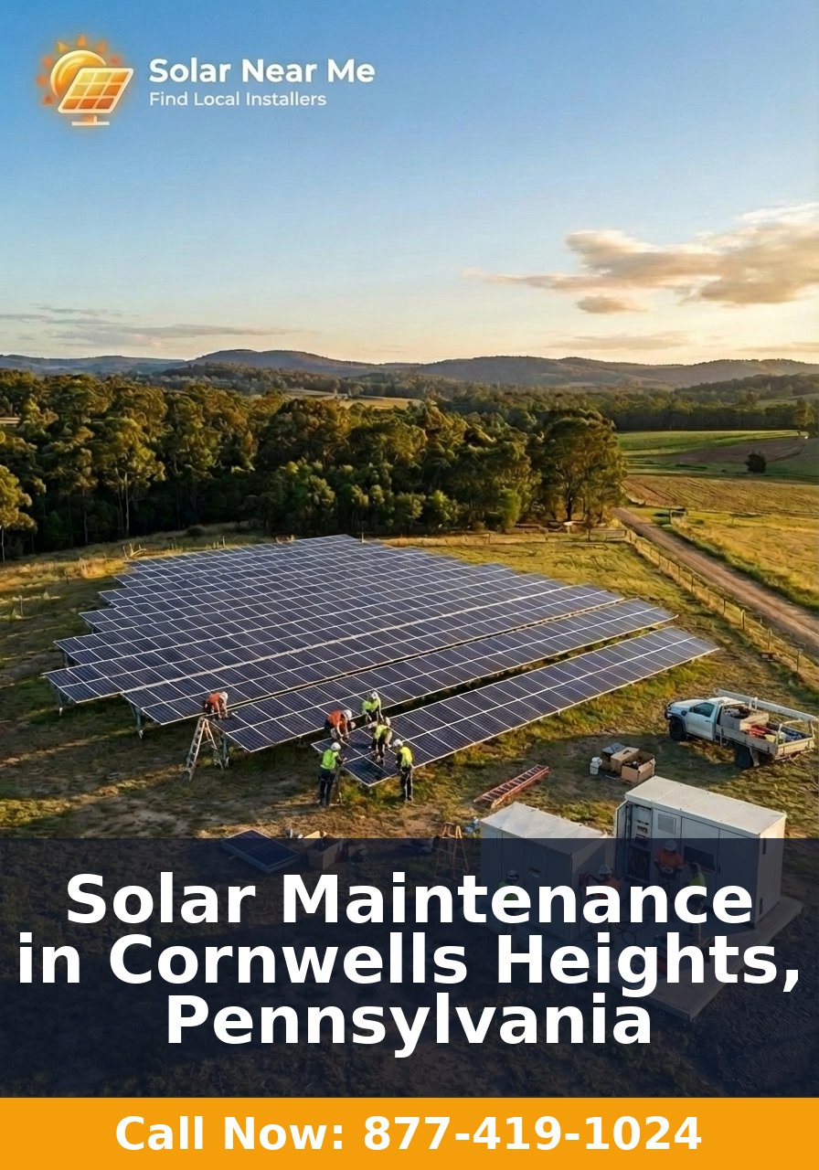 Solar Maintenance in Cornwells Heights, Pennsylvania
